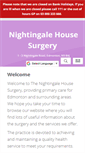 Mobile Screenshot of nightingalehousesurgery.nhs.uk